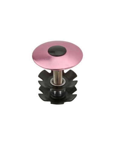 Headset Alloy Tap 1-1/8 Caps Pink.